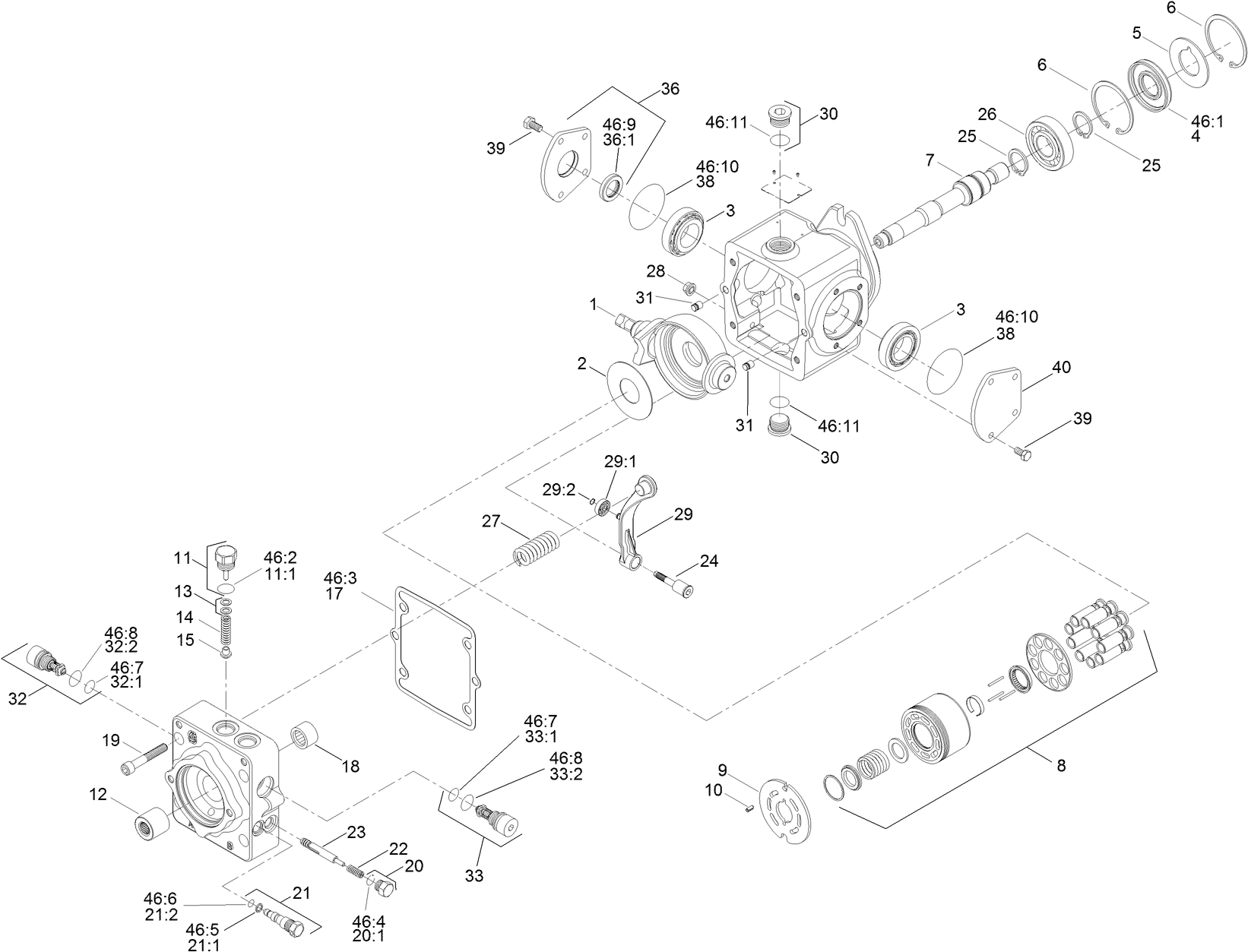 Transmission Pump Assembly No. 111-8723
