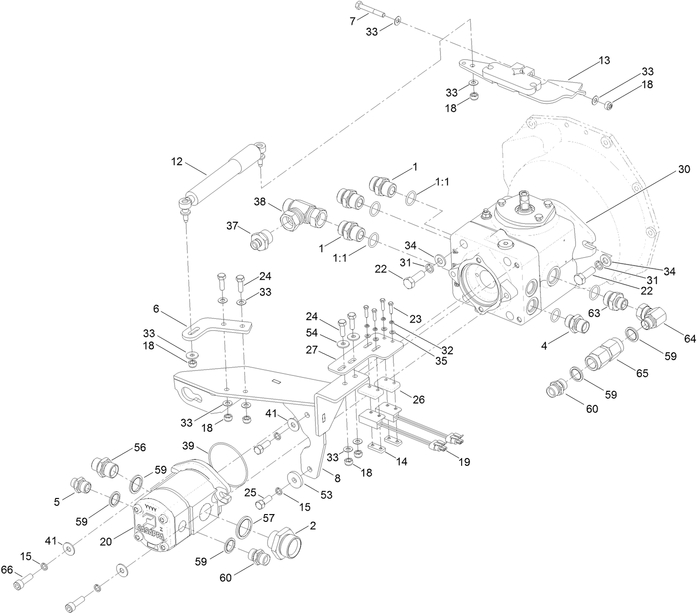 Hydraulic Pump Assembly