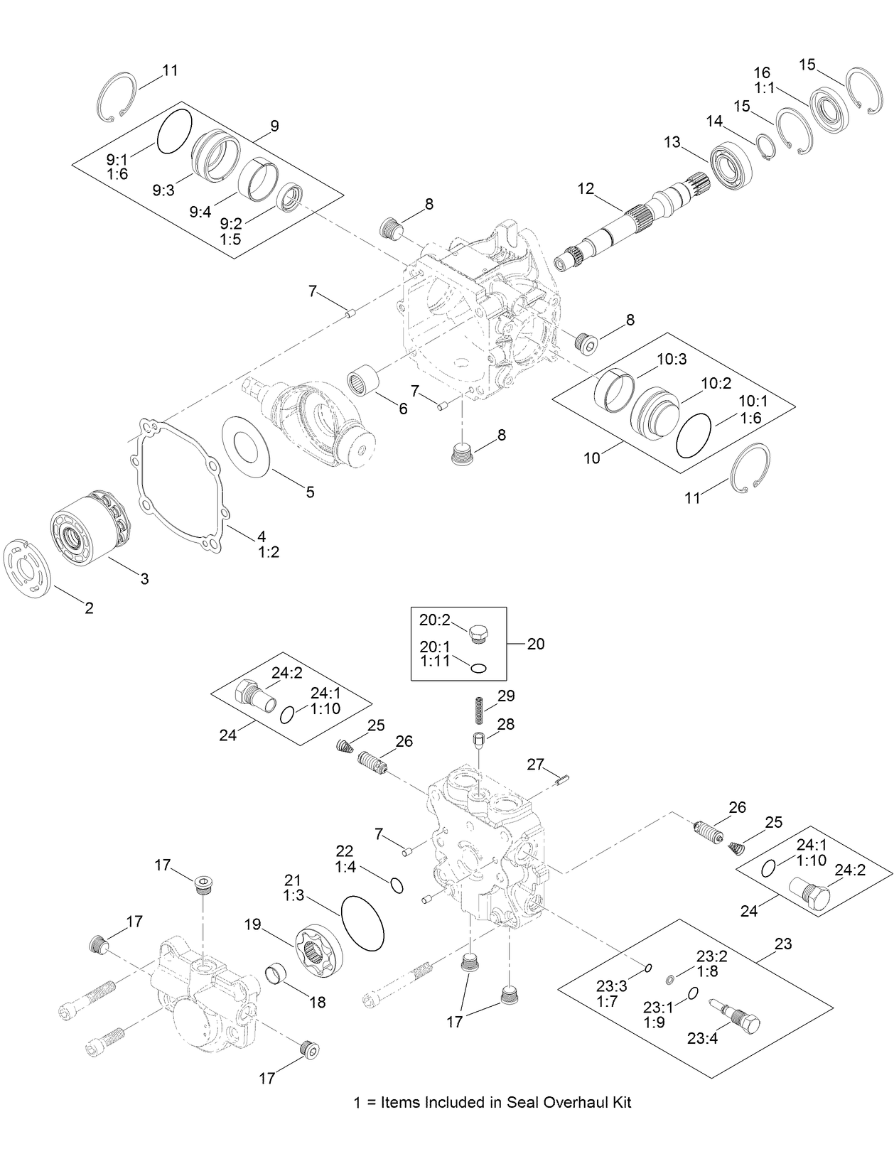 Hydraulic Pump Assembly No. 133-6385