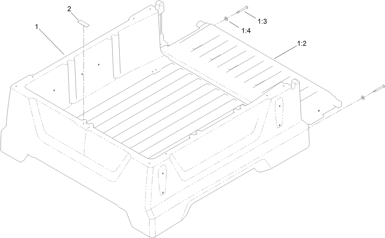 Cargo Bed and Tailgate Assembly No. 131-8592