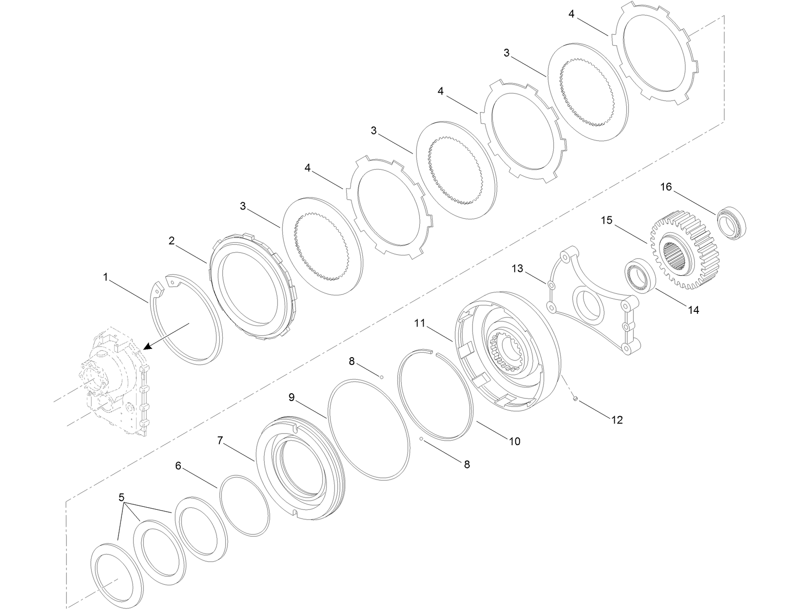 Clutch Bell Assembly Transmission Assembly No. AU106132