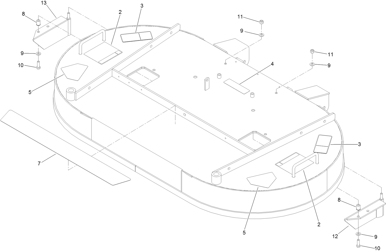 Deck Decal Assembly No. 109-4372
