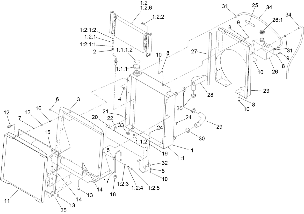 Radiator and Cooler Assembly