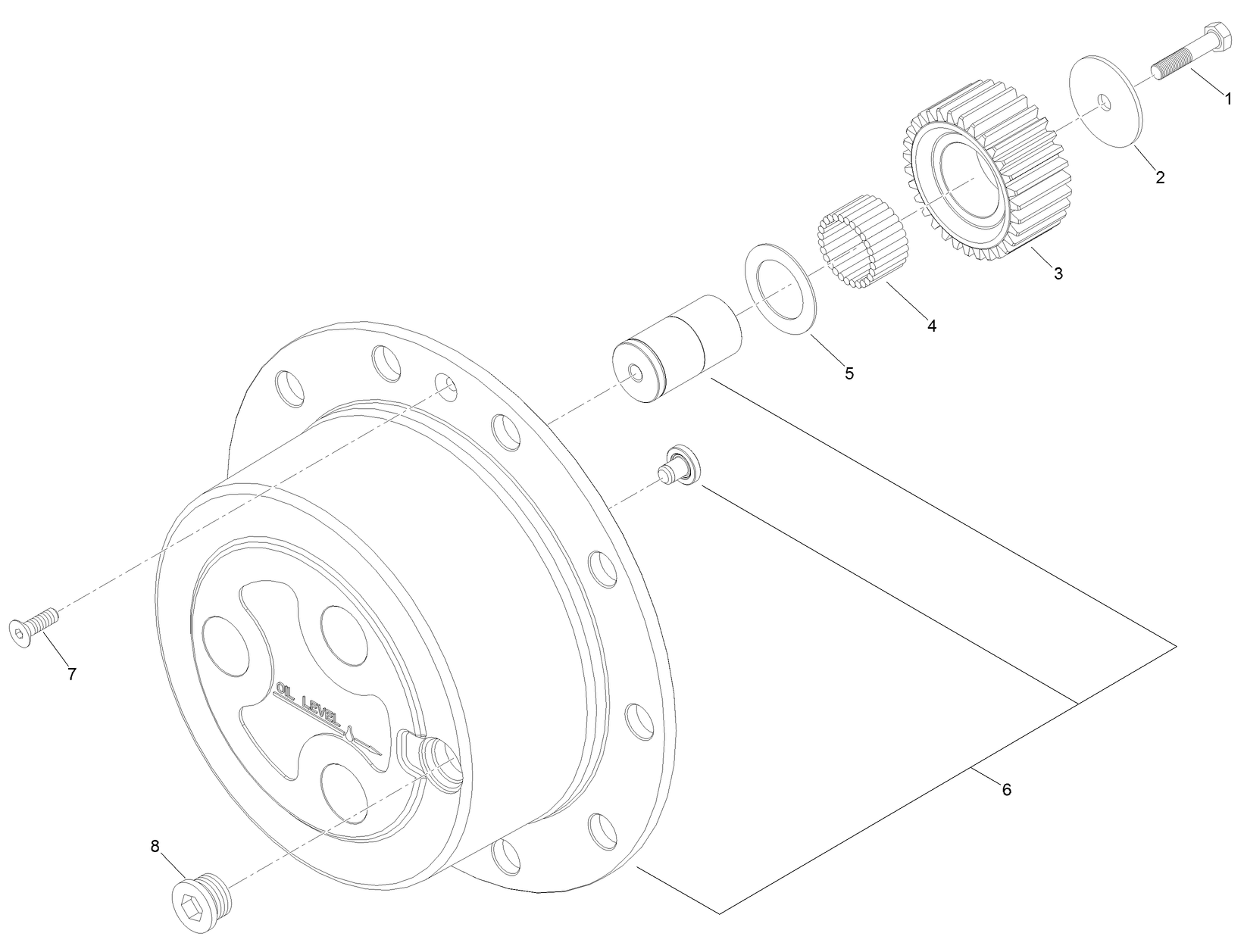 Final Reduction Assembly Axle Assembly No. AU106863