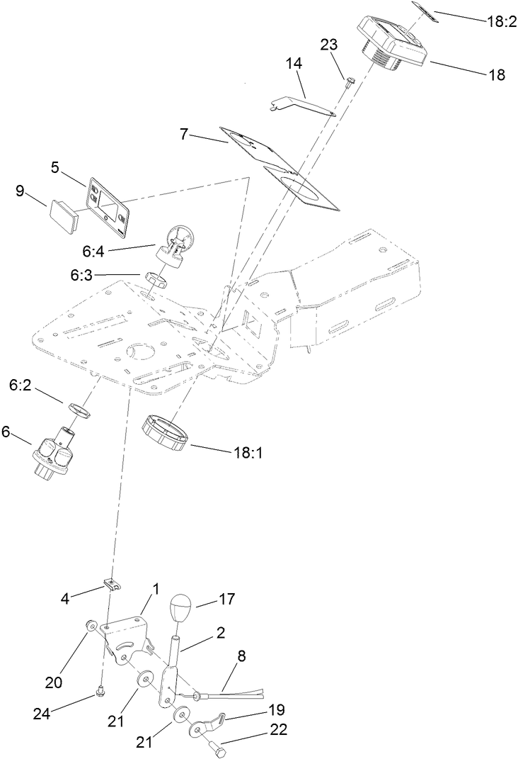 Ignition, Throttle and Choke Control Assembly