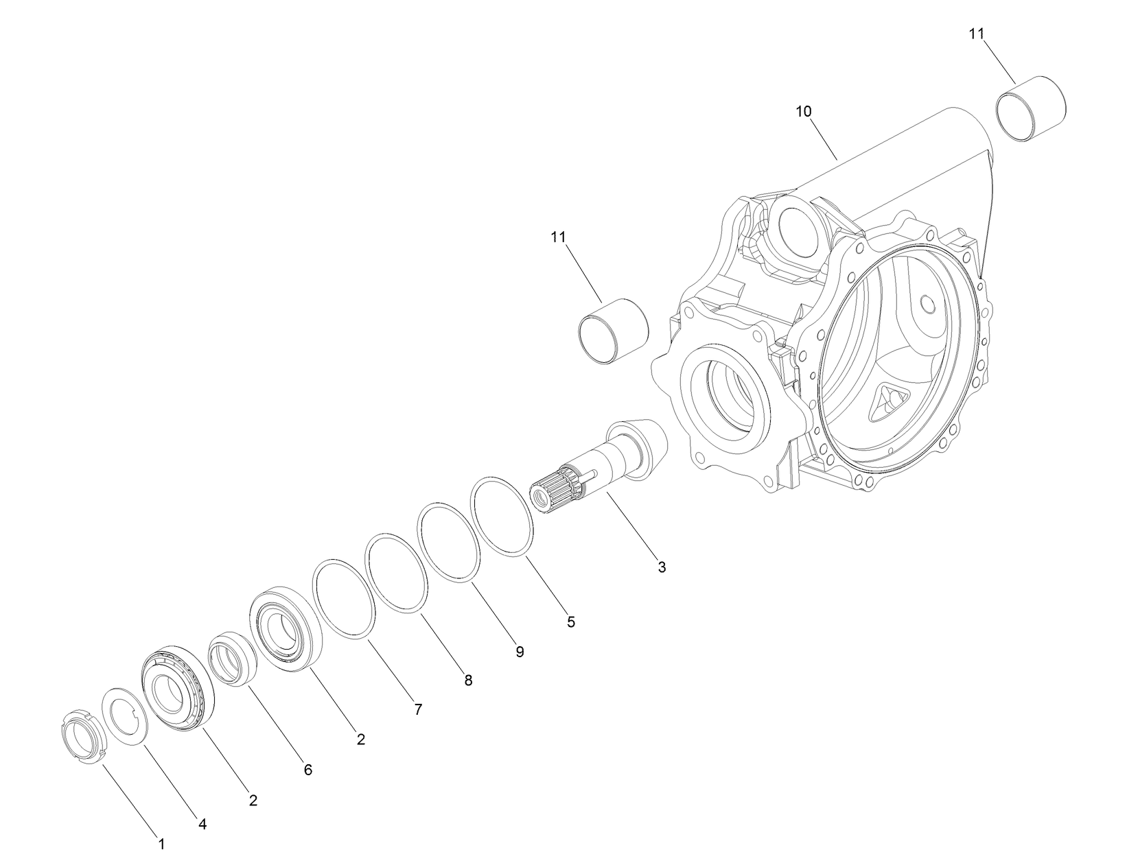 Pinion Group Assembly No. 131-7040