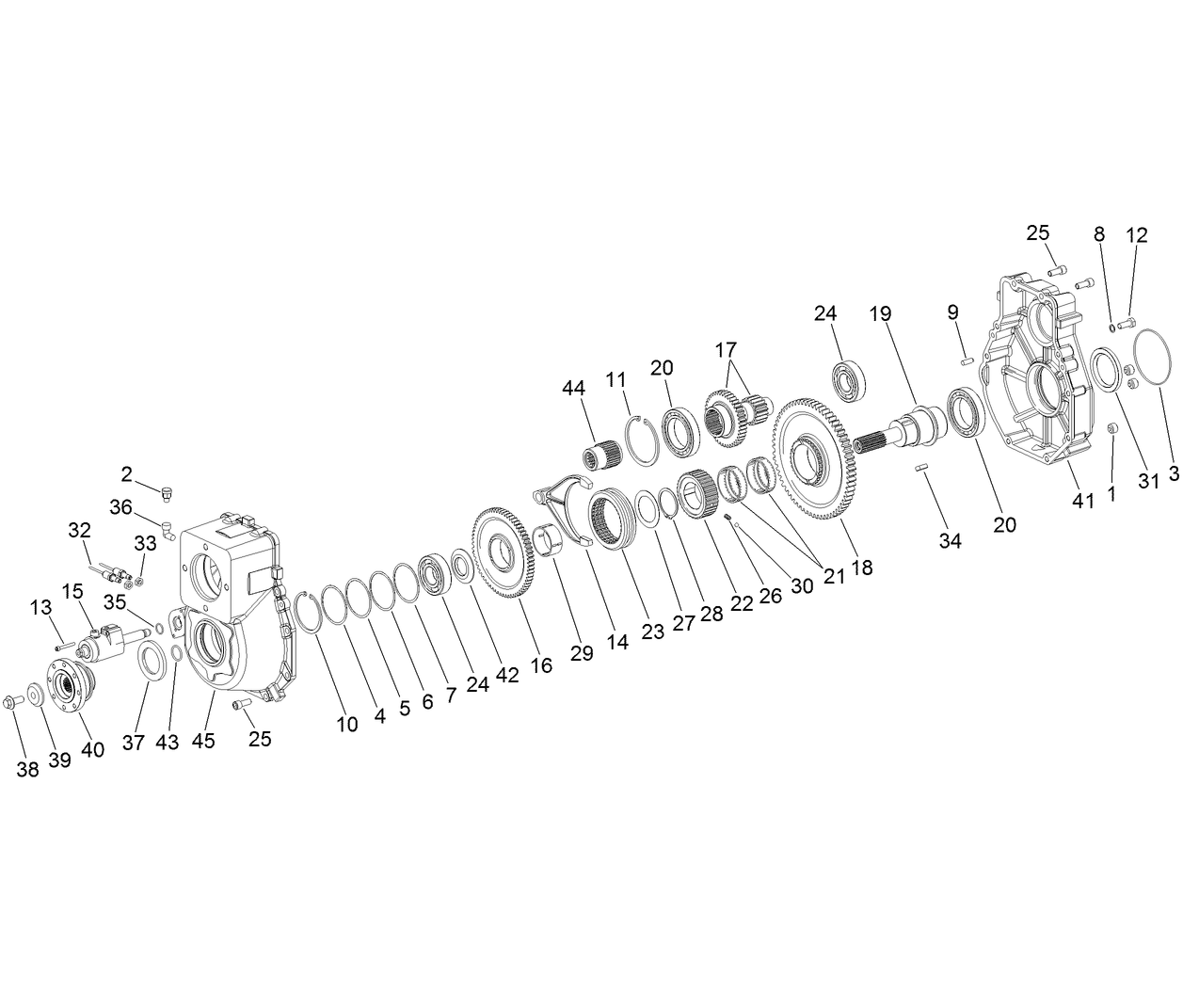 Gearbox Group Assembly No. 131-7039