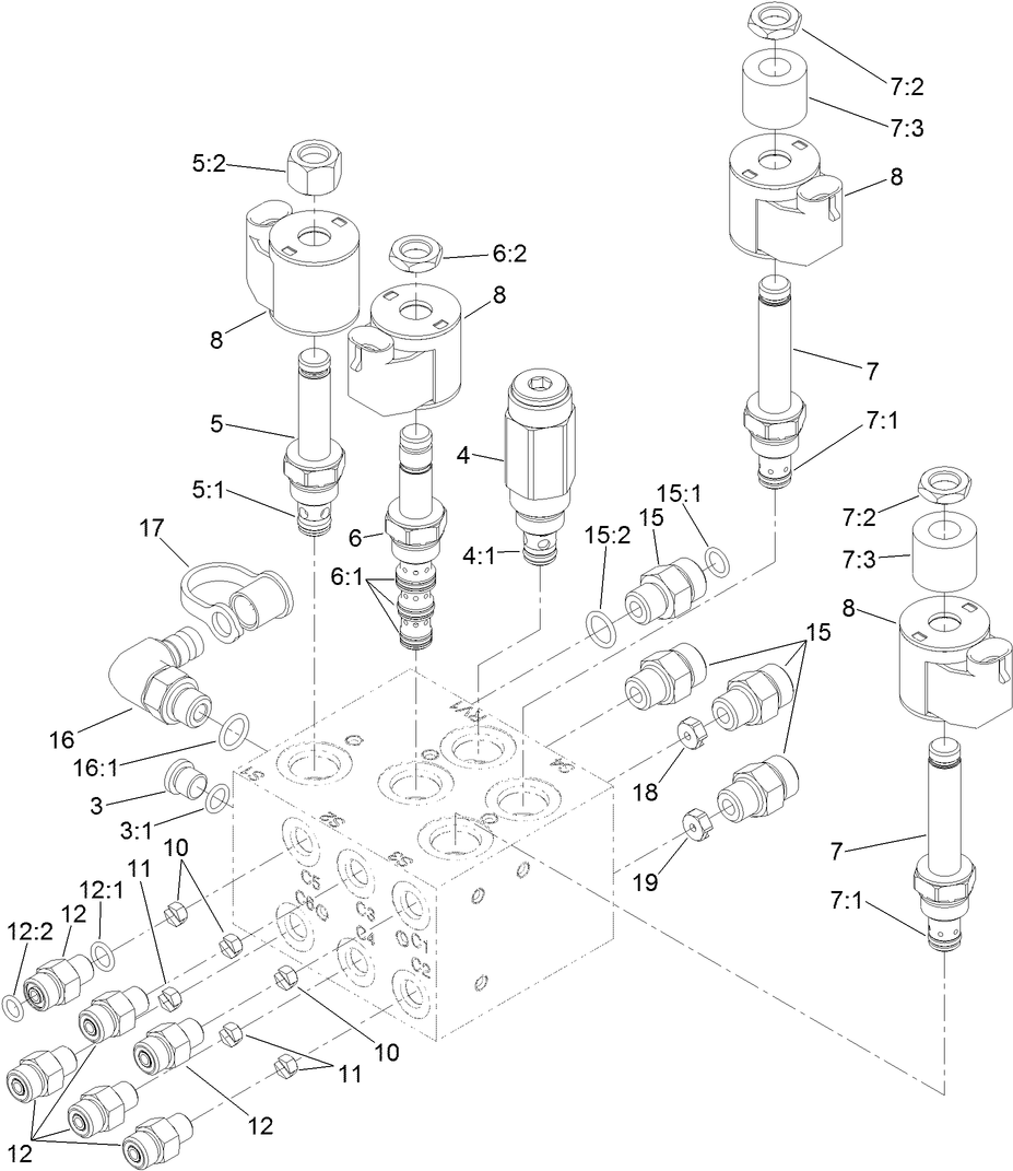 Lift Manifold Assembly No. 121-7932