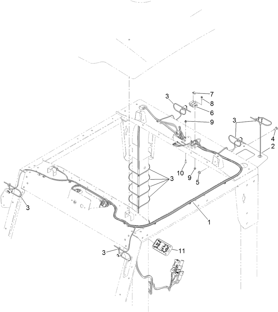 Sunshade Wire Harness Assembly No. 122-0729