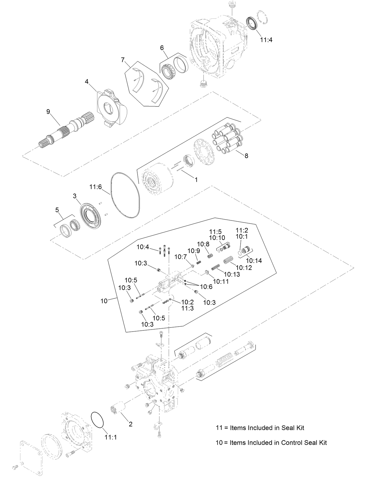 Hydraulic Pump Assembly No. AU116306