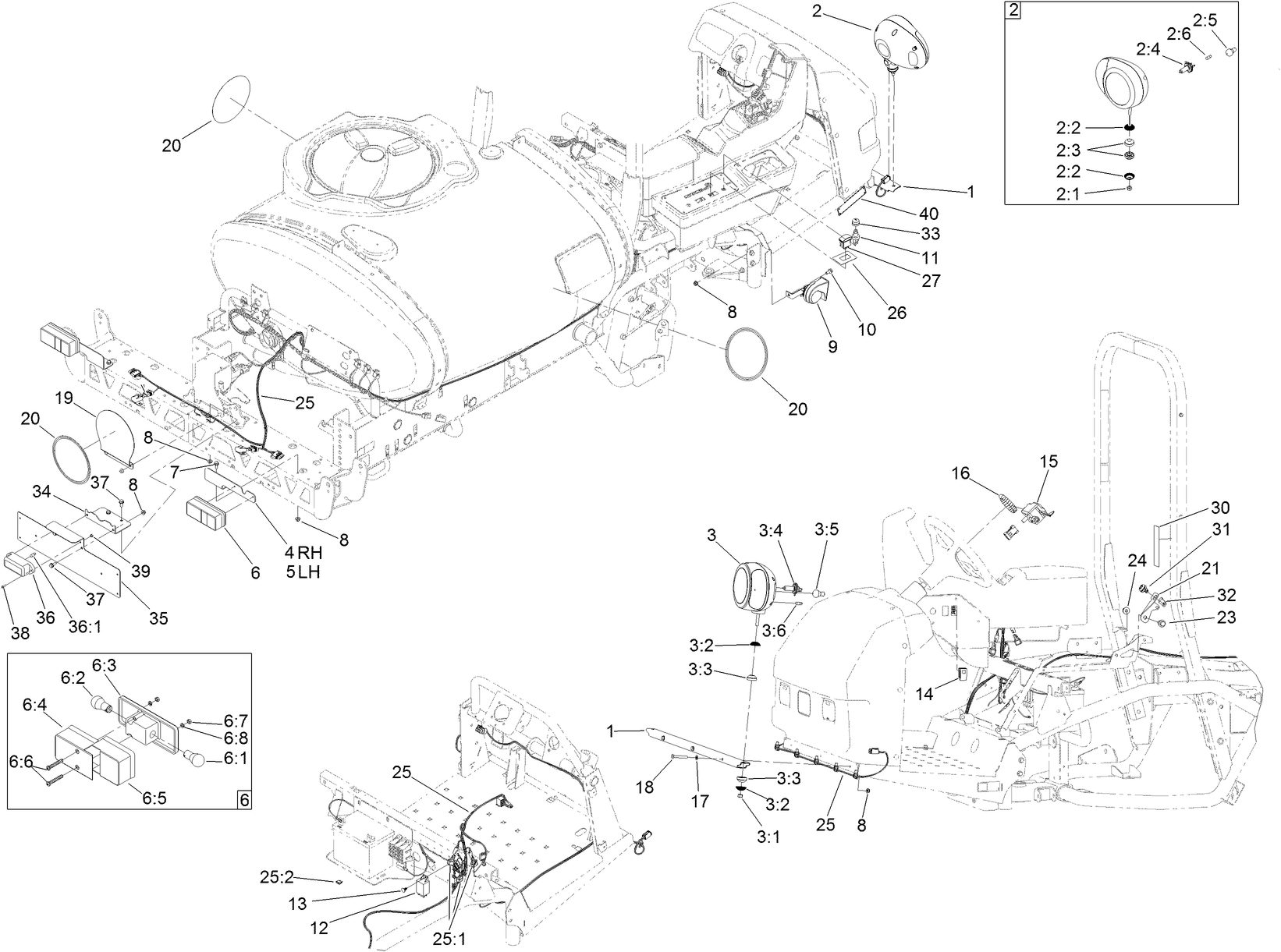 Road Light and Homologation Assembly