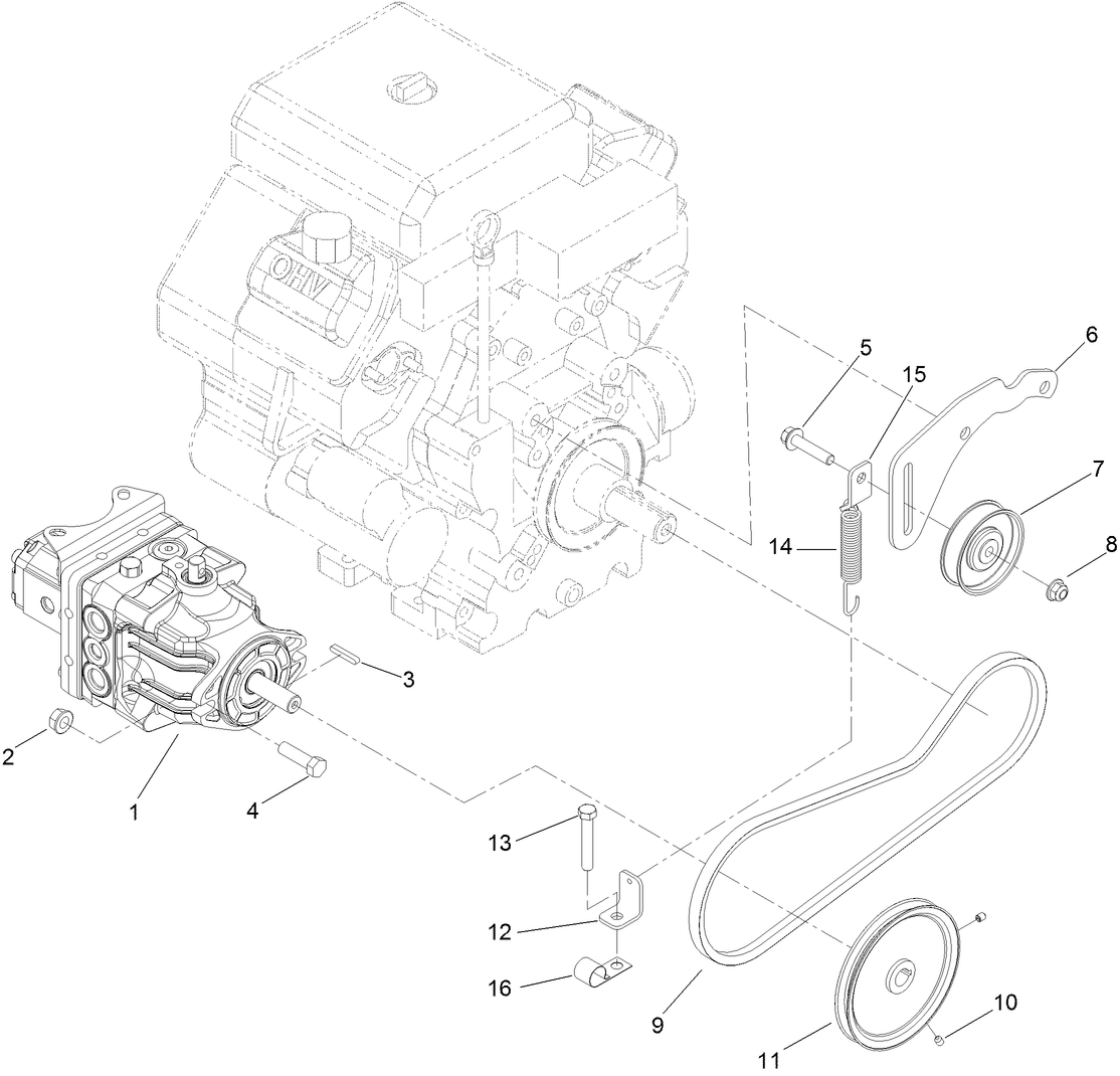 Hydrostat Pump Assembly