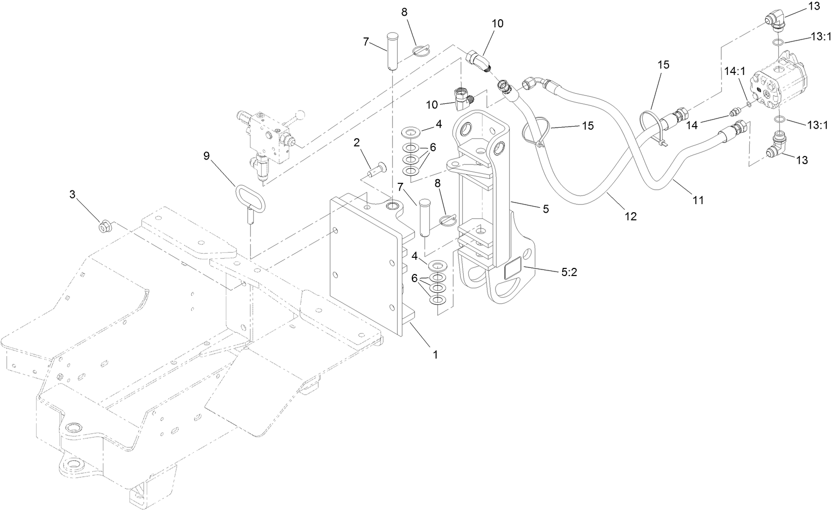 Plow Pivot and Quick Attach Slide Assembly