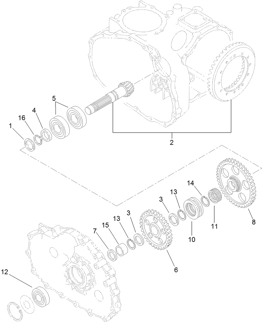 Countershaft Assembly Transaxle Assembly No. 115-7783