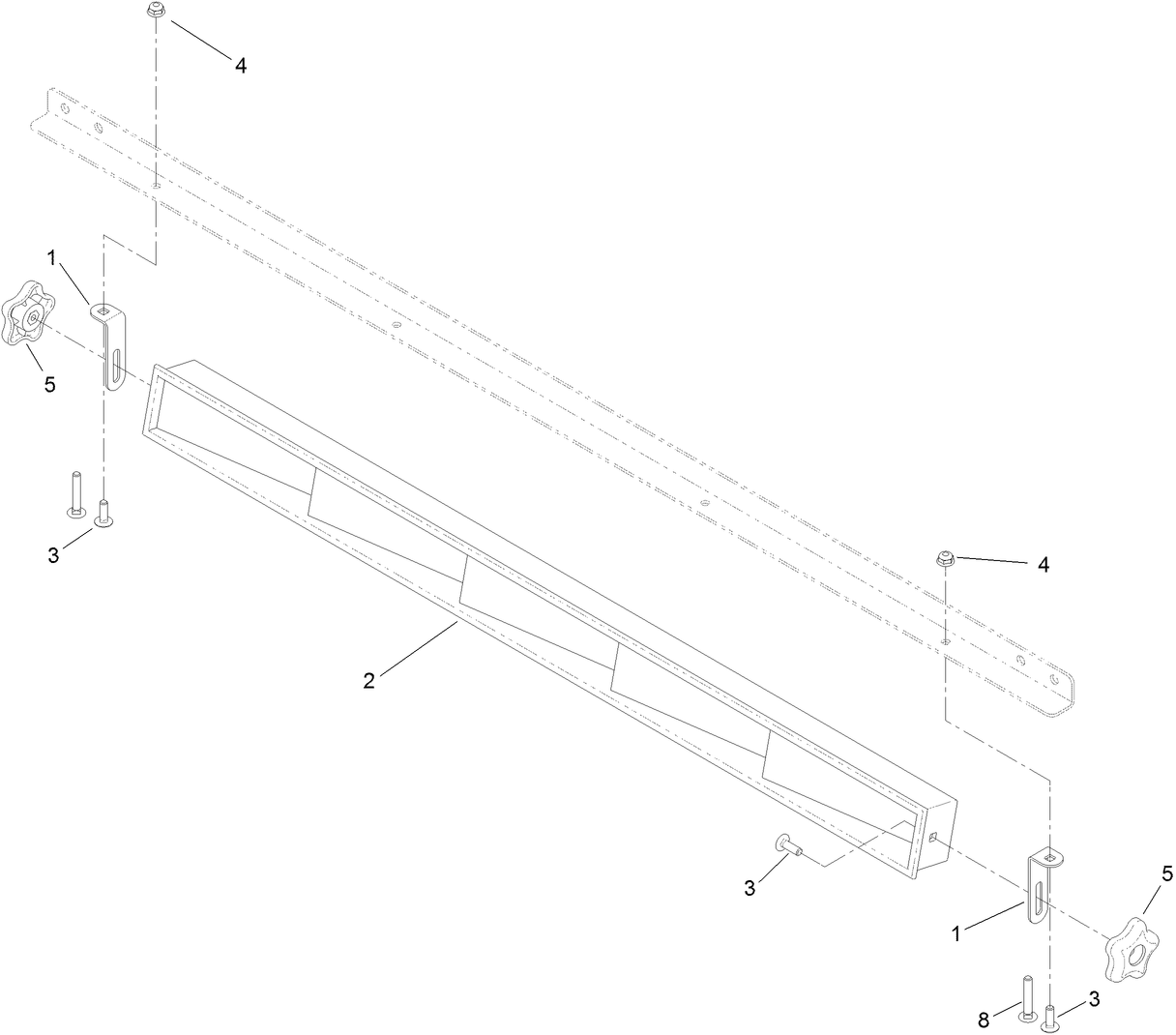 Wide Angle Mirror Assembly No. 133-1009
