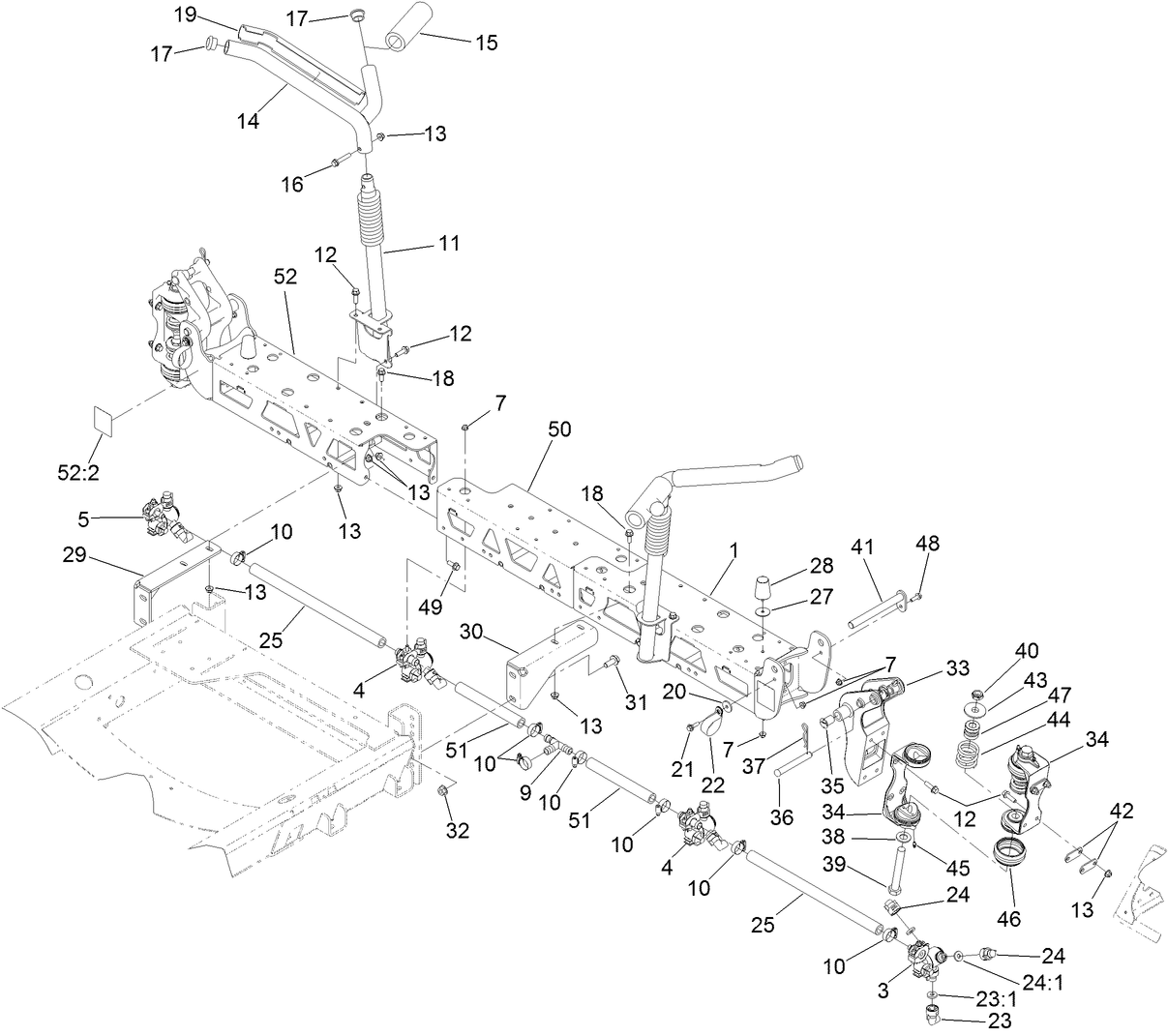 Center Boom Assembly