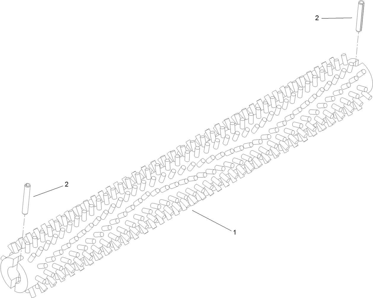 21in Soft Grooming Brush Assembly No. 127-1547