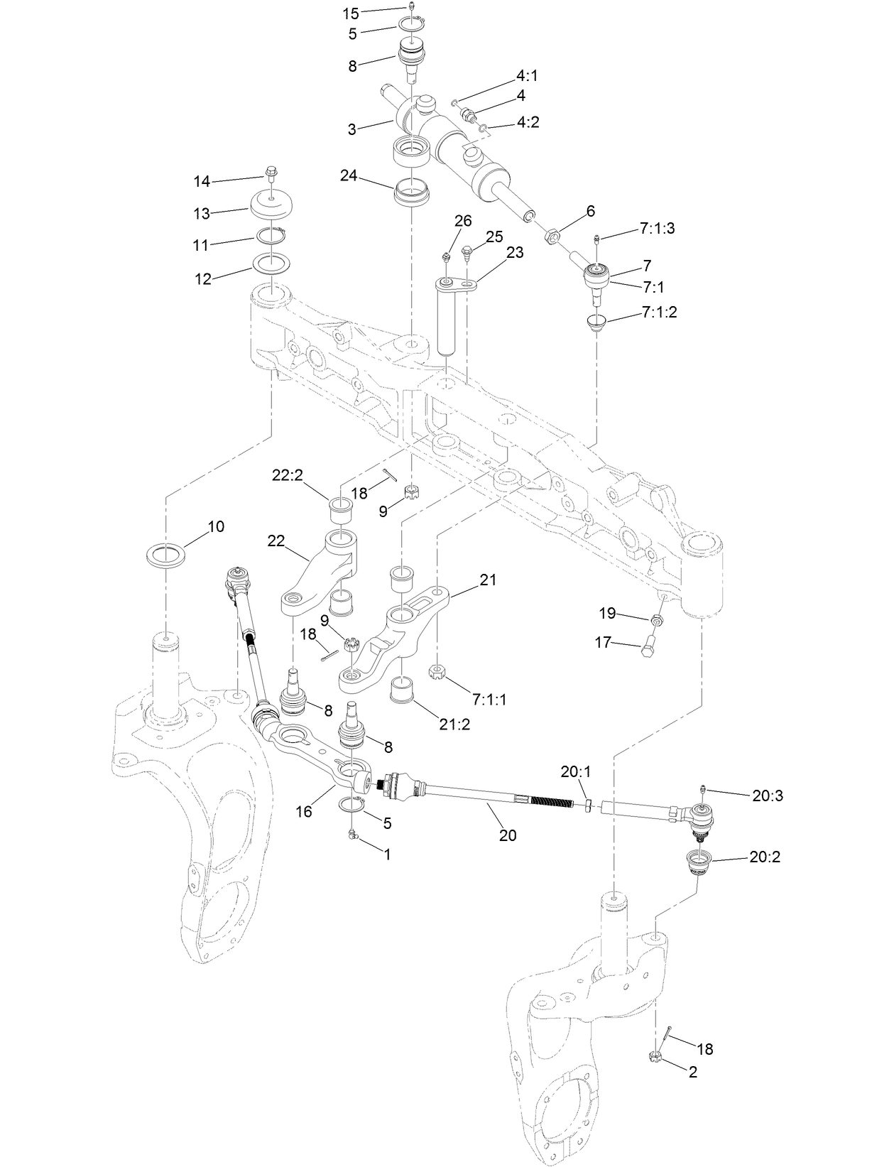 Rear Steering Assembly