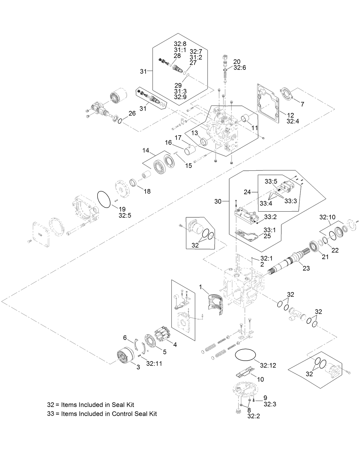 Hydraulic Pump Assembly No. 136-1499