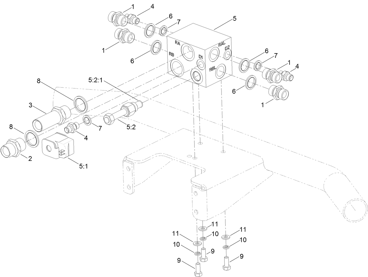 Rear Transmission Block Assembly