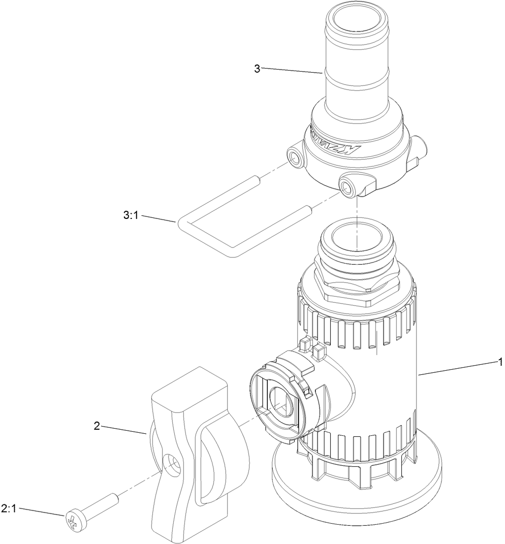 Hose Reel Valve Assembly No. 130-7321