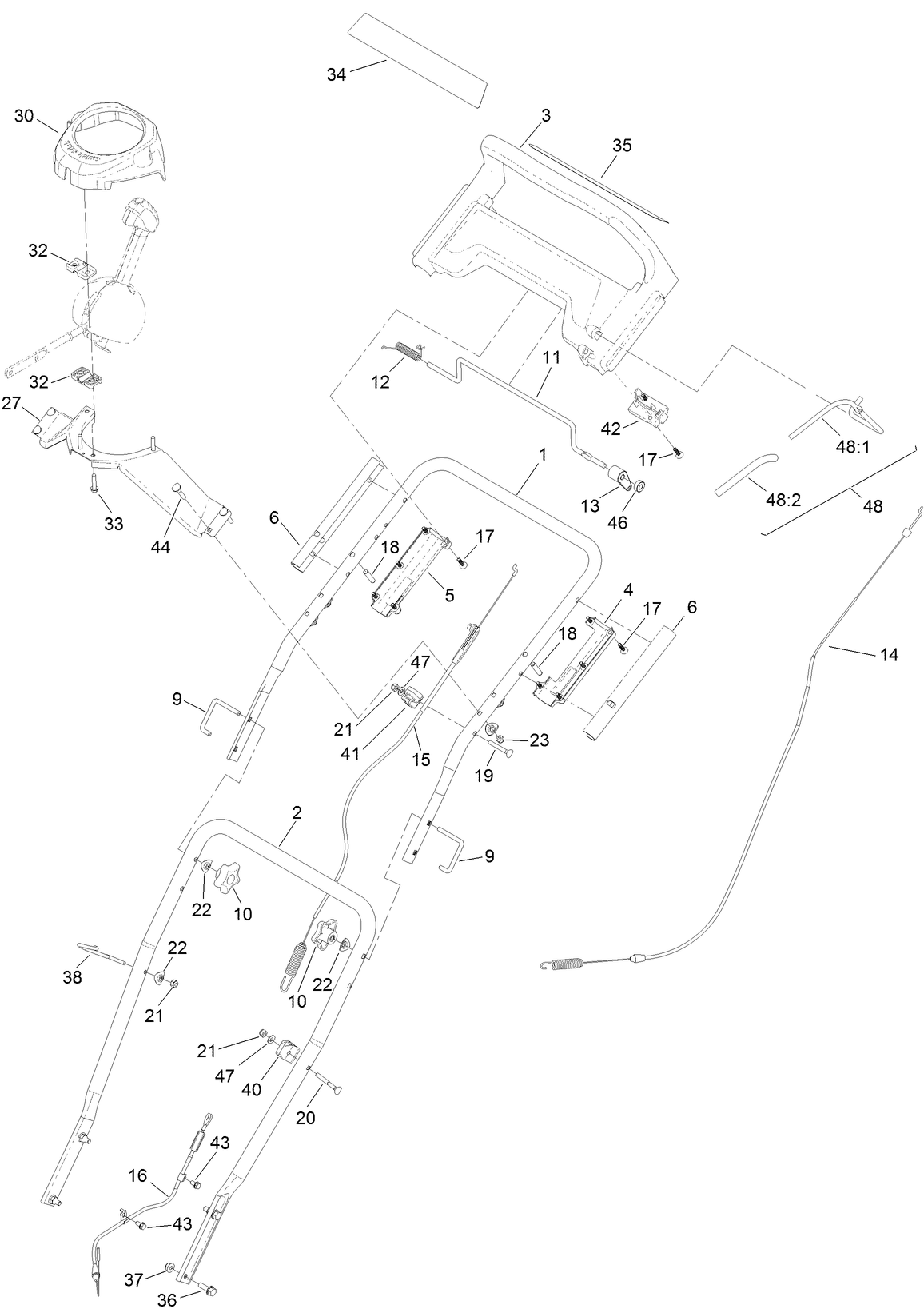 Handle and Control Assembly