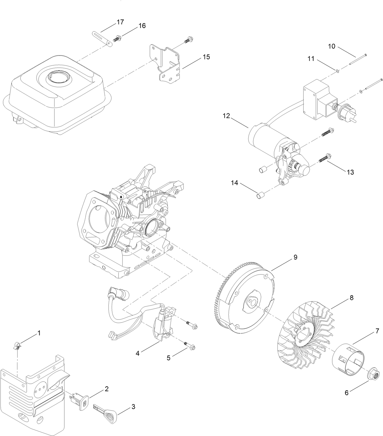 Ignition and Electrical Assembly