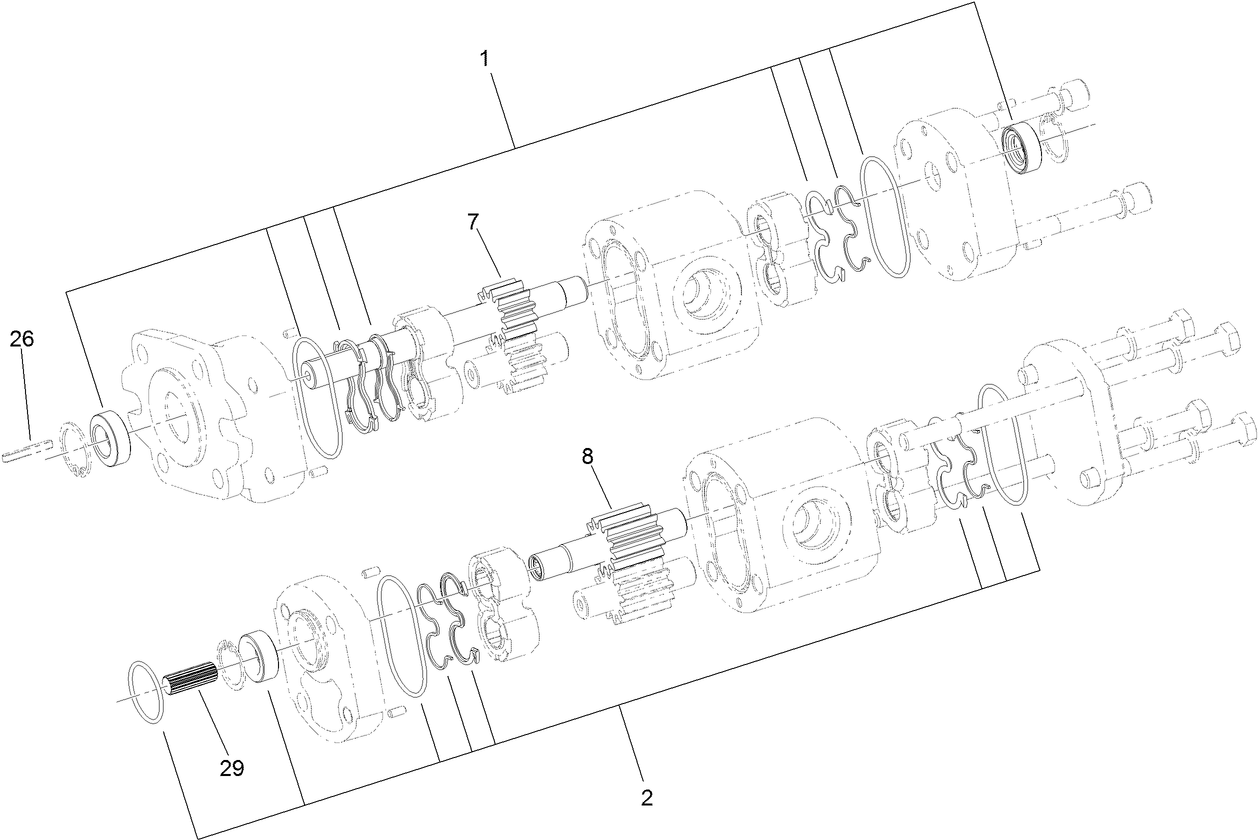 Hydraulic Pump Assembly No. 115-7787