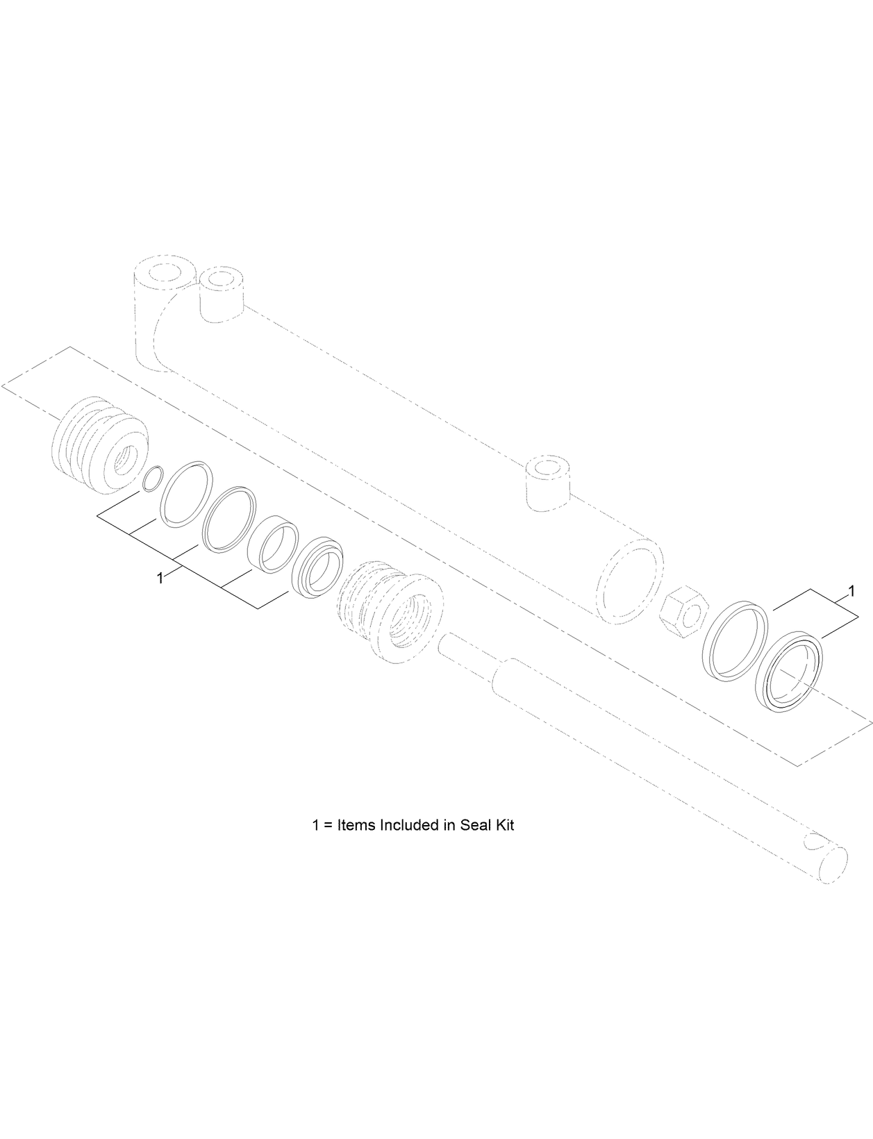 Hydraulic Cylinder Assembly No. 132-5748