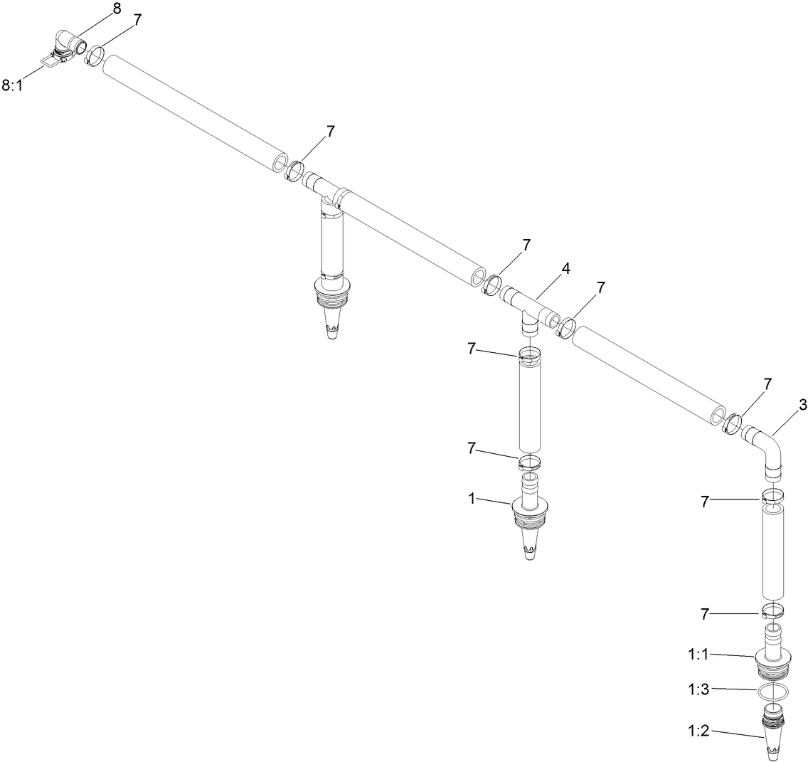 Agitation Hose Assembly No. 132-4320