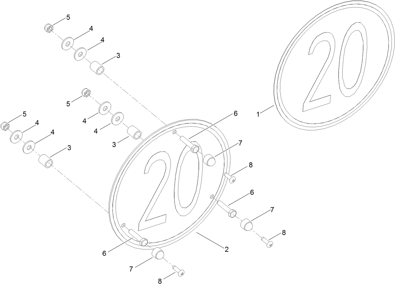 TUV Speed Decal Kit Assembly