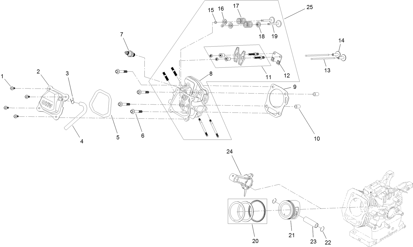 Piston and Head Assembly