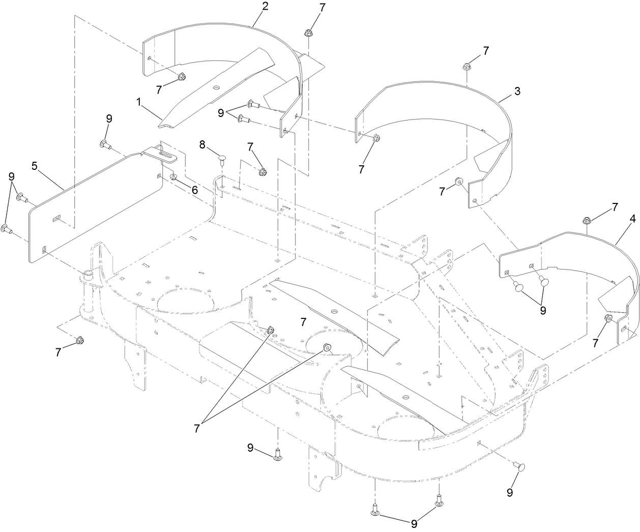 48in Recycler Kit Assembly No. 126-8701