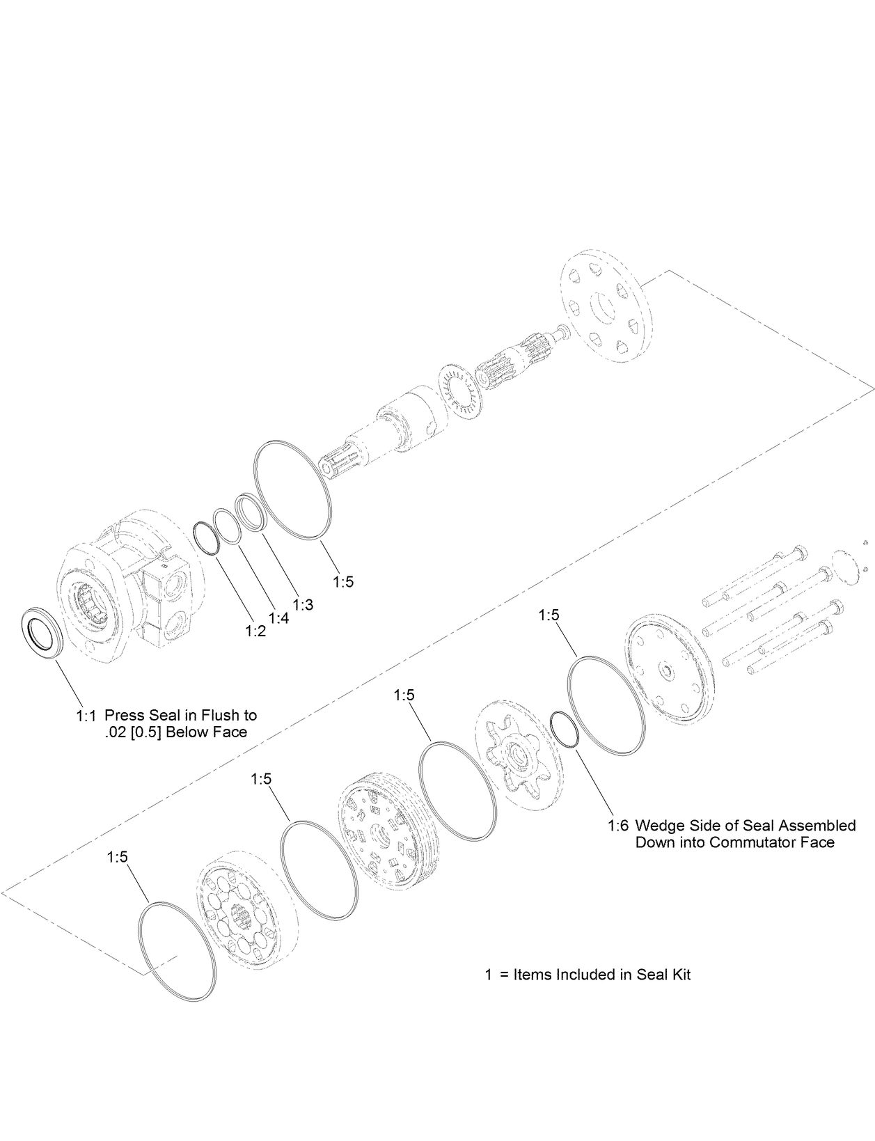 Hydraulic Motor Assembly No. 136-0537