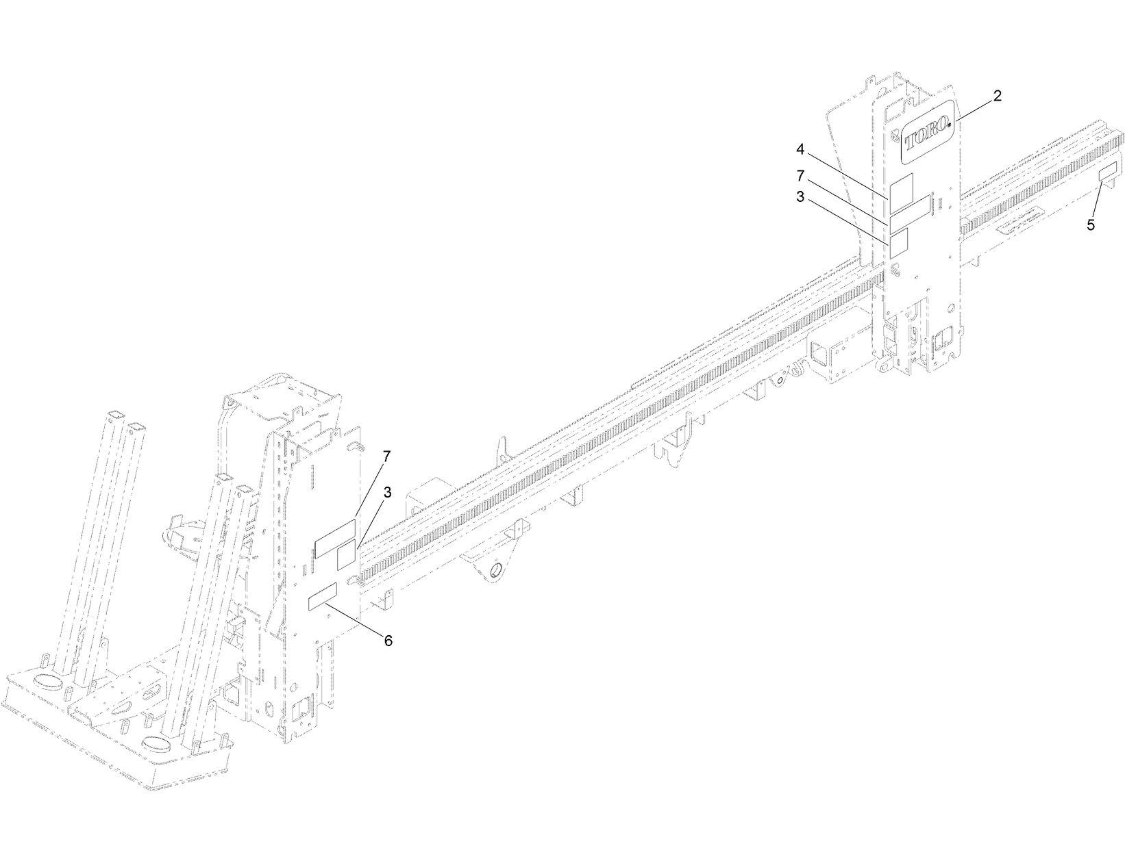 Thrust Frame Assembly No. 132-4244