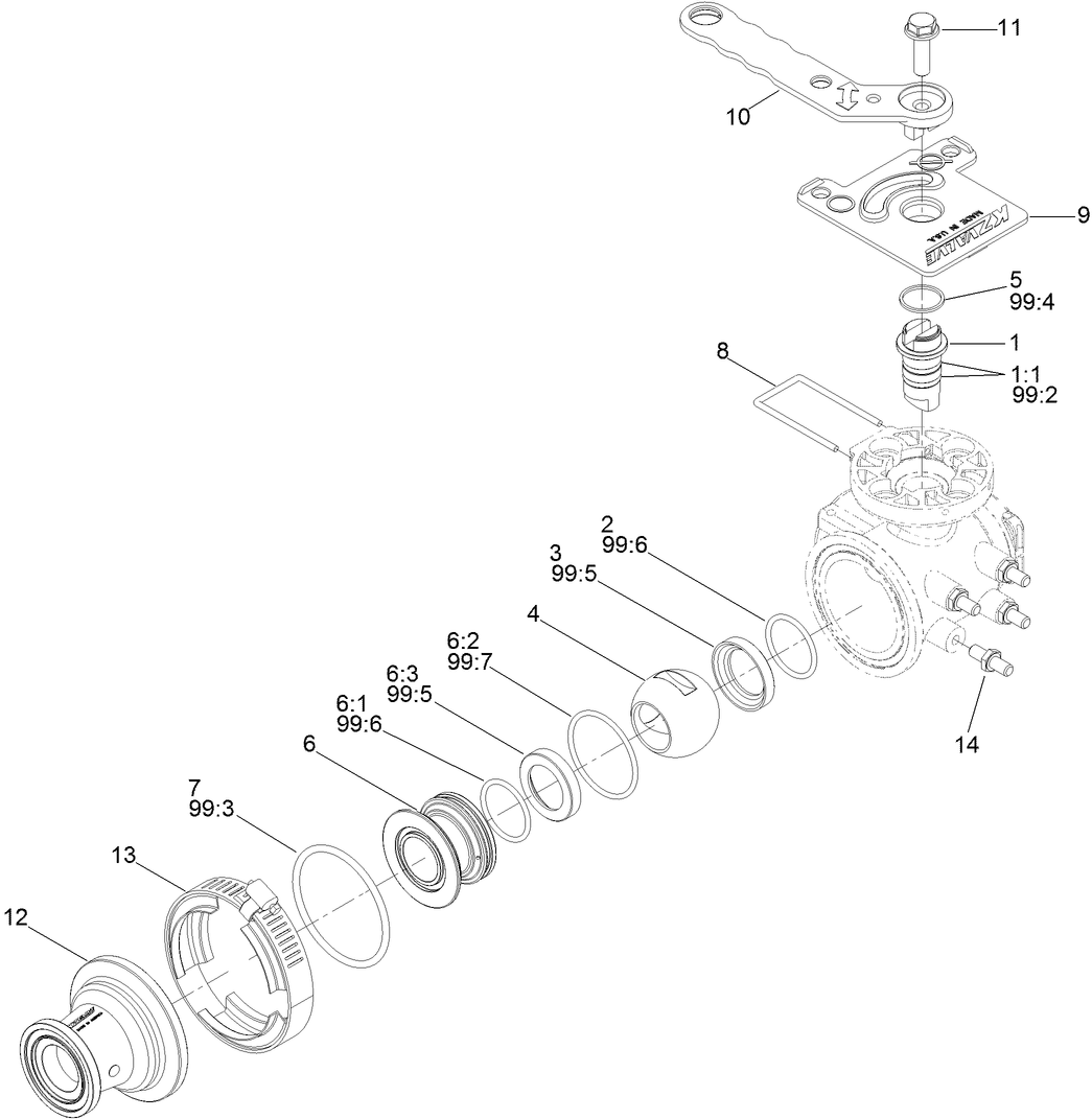 Eductor Valve Assembly No. 130-7324