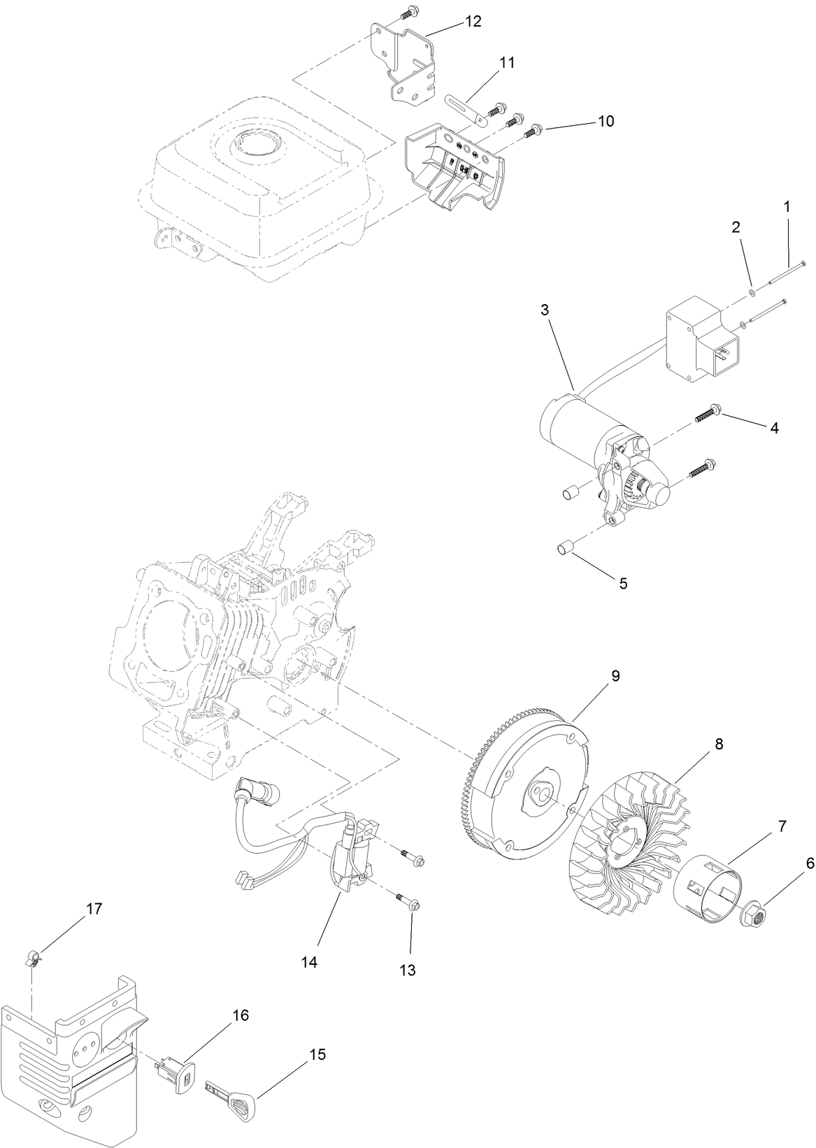 Ignition and Electrical Assembly