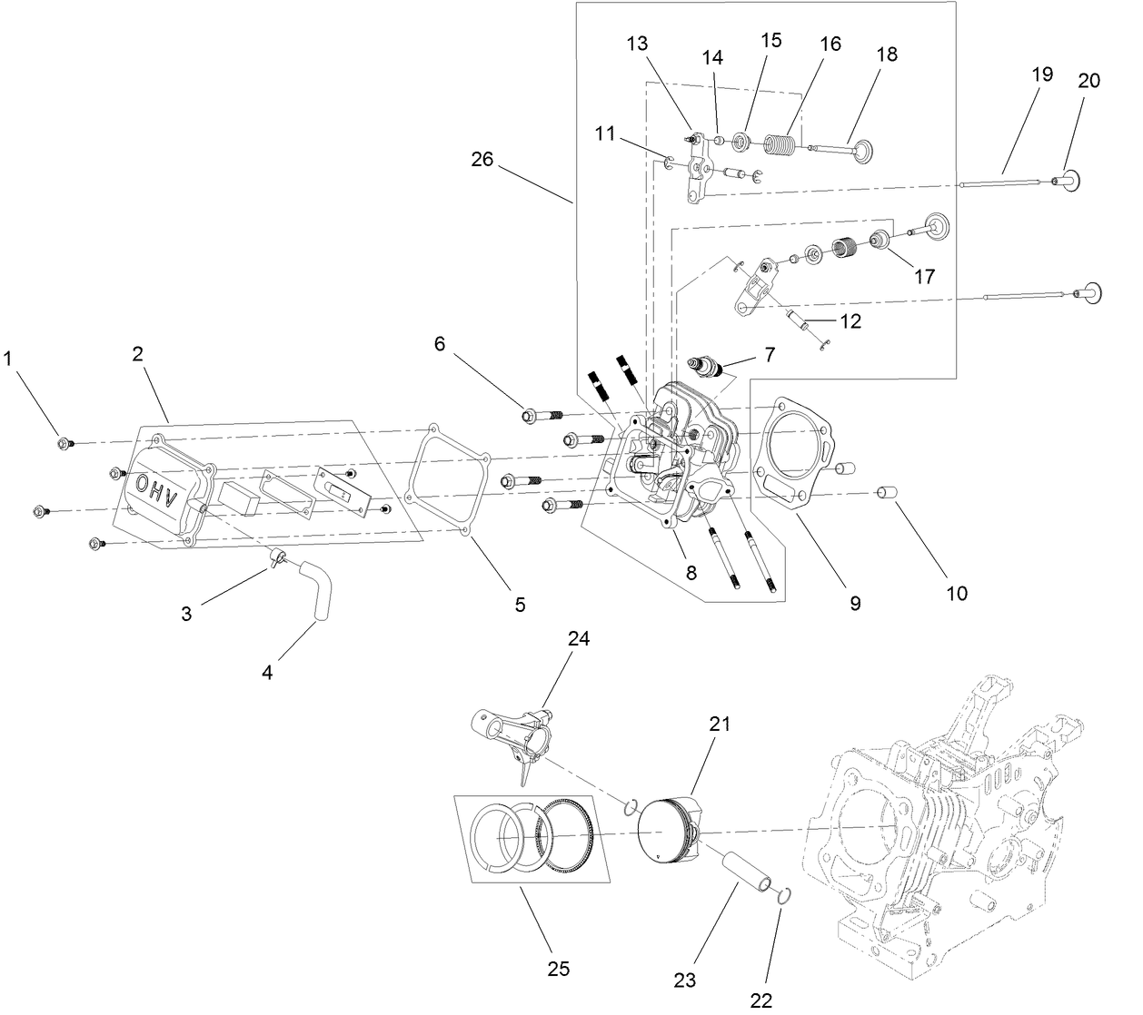 Piston and Head Assembly