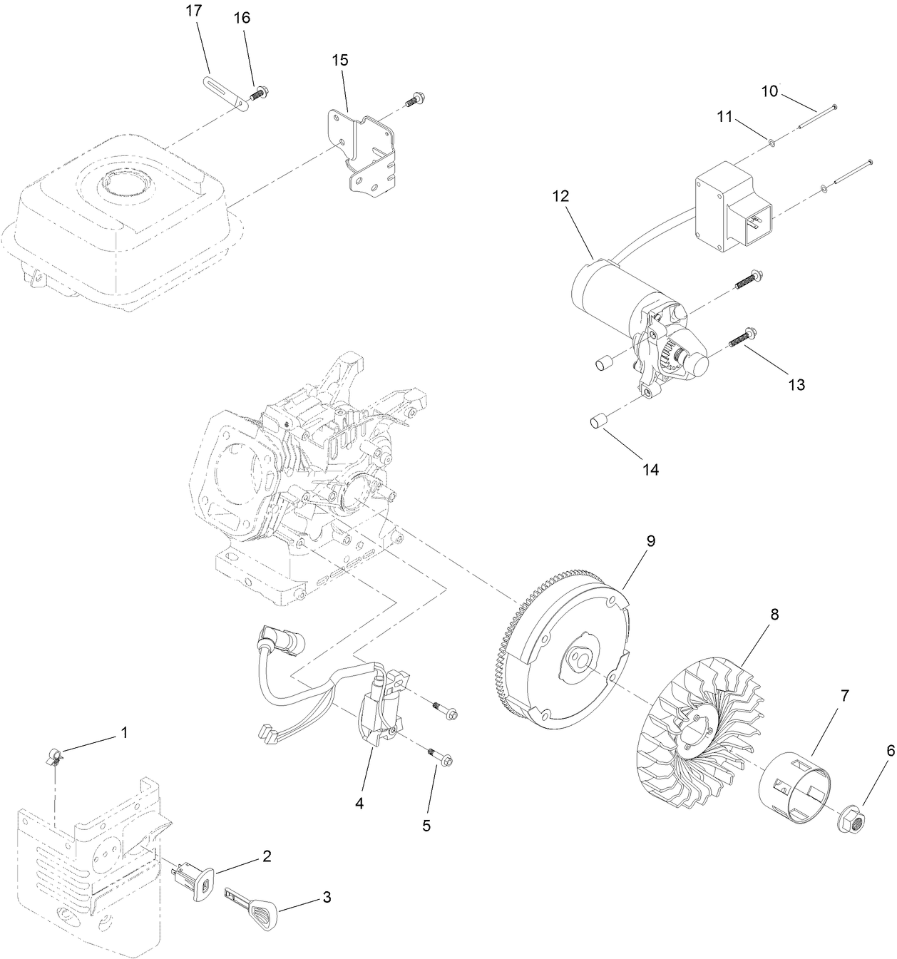 Ignition and Electrical Assembly