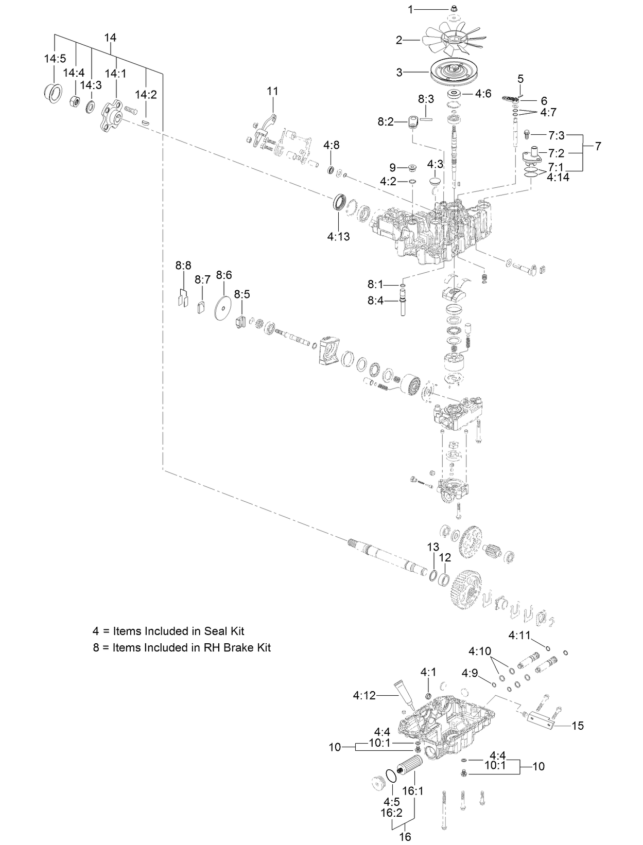 LH Transaxle Assembly No. 136-4103