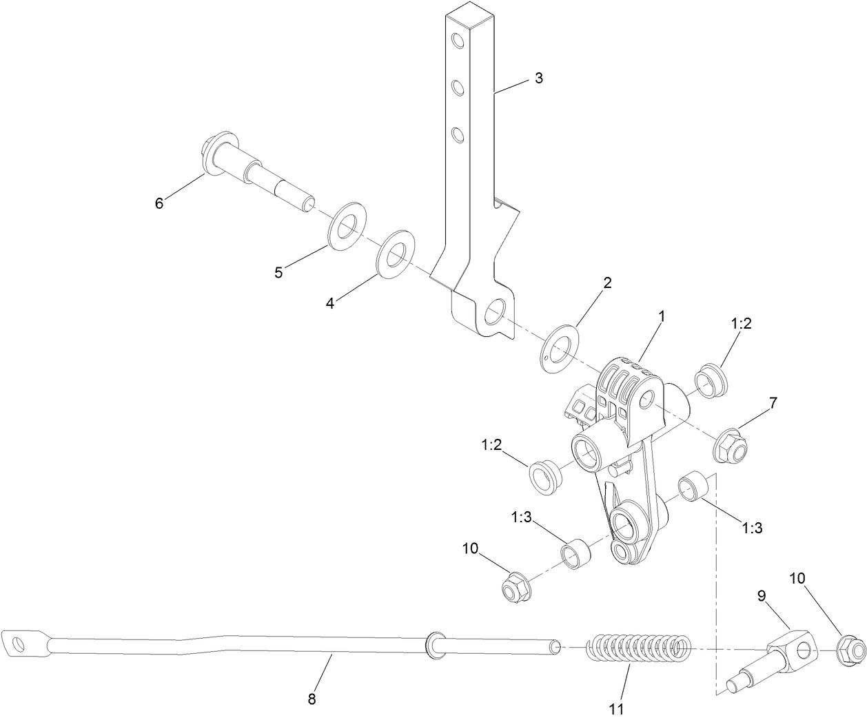 RH Motion Control Assembly