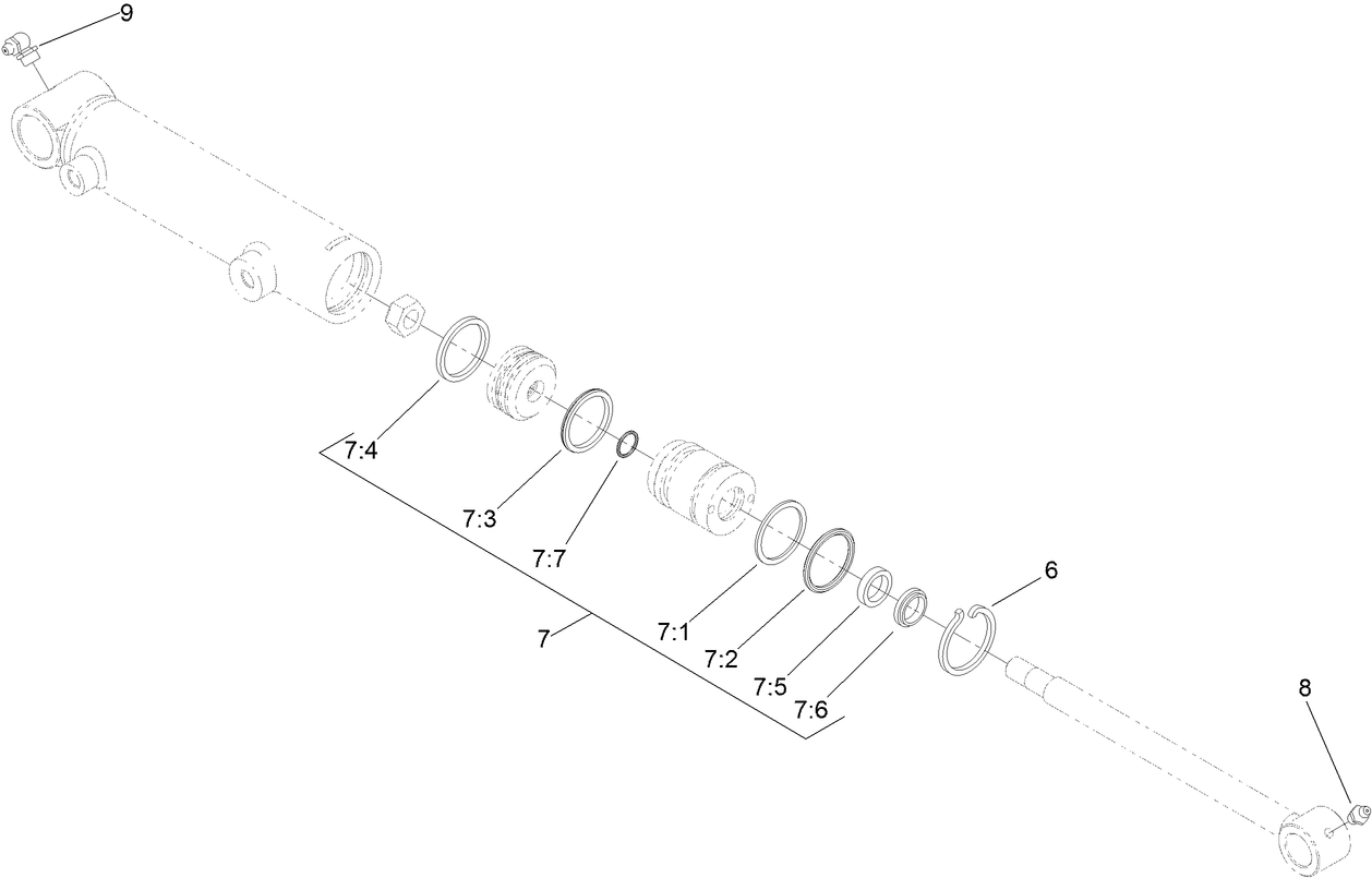 Hydraulic Cylinder Assembly No. 119-6988