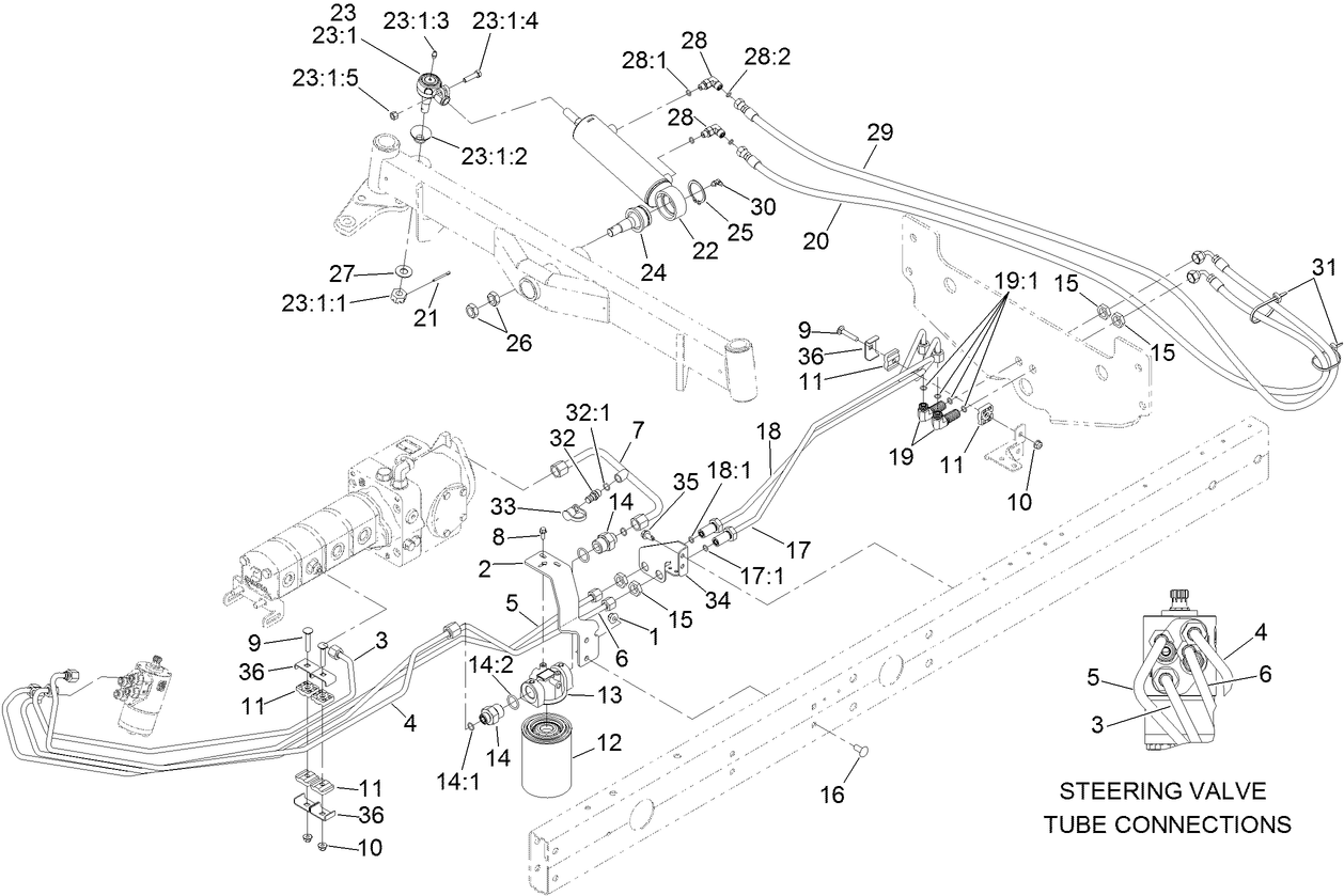 Steering Hydraulic Assembly