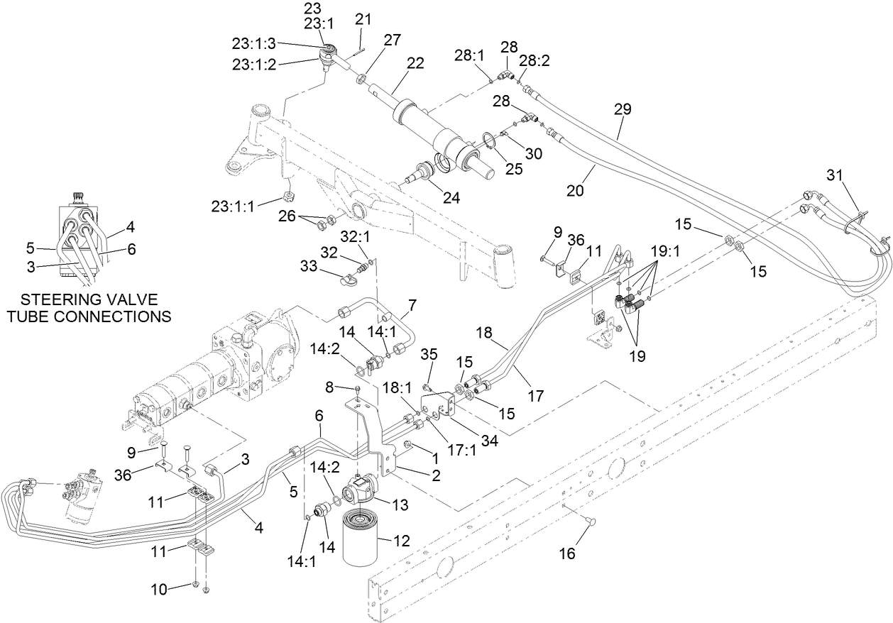 Steering Hydraulic Assembly