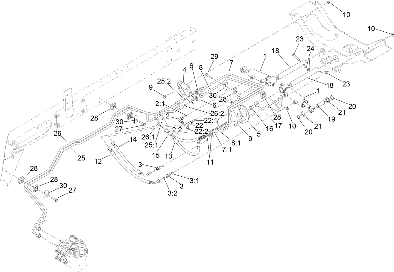Rear Lift Hydraulic Assembly