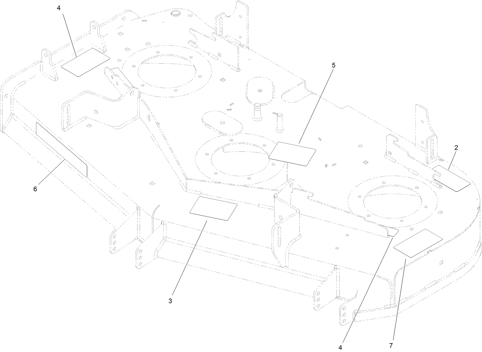 Deck Decal Assembly No. 126-8956