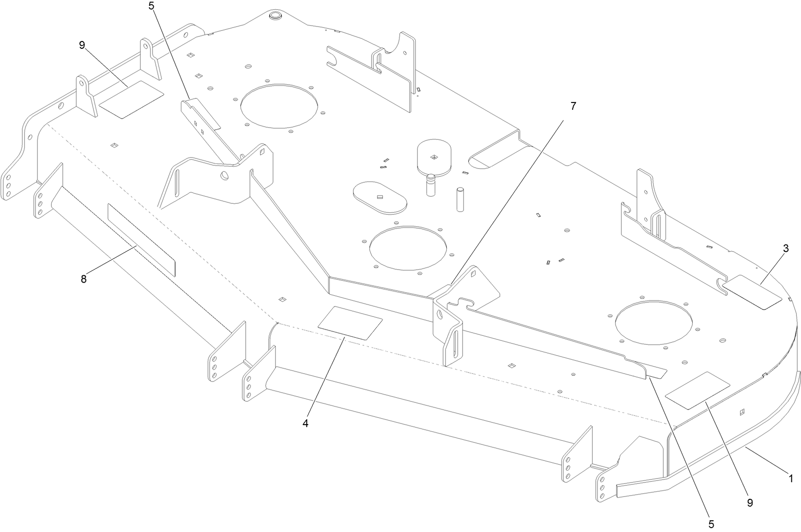 Deck Decal Assembly No. 126-8958