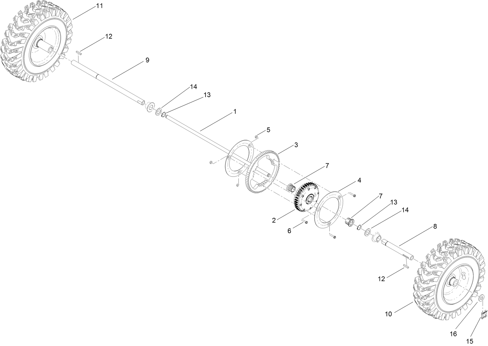 Tire and Drive Assembly