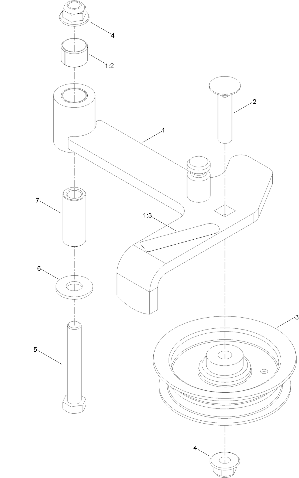 Idler Arm Assembly No. 117-8635