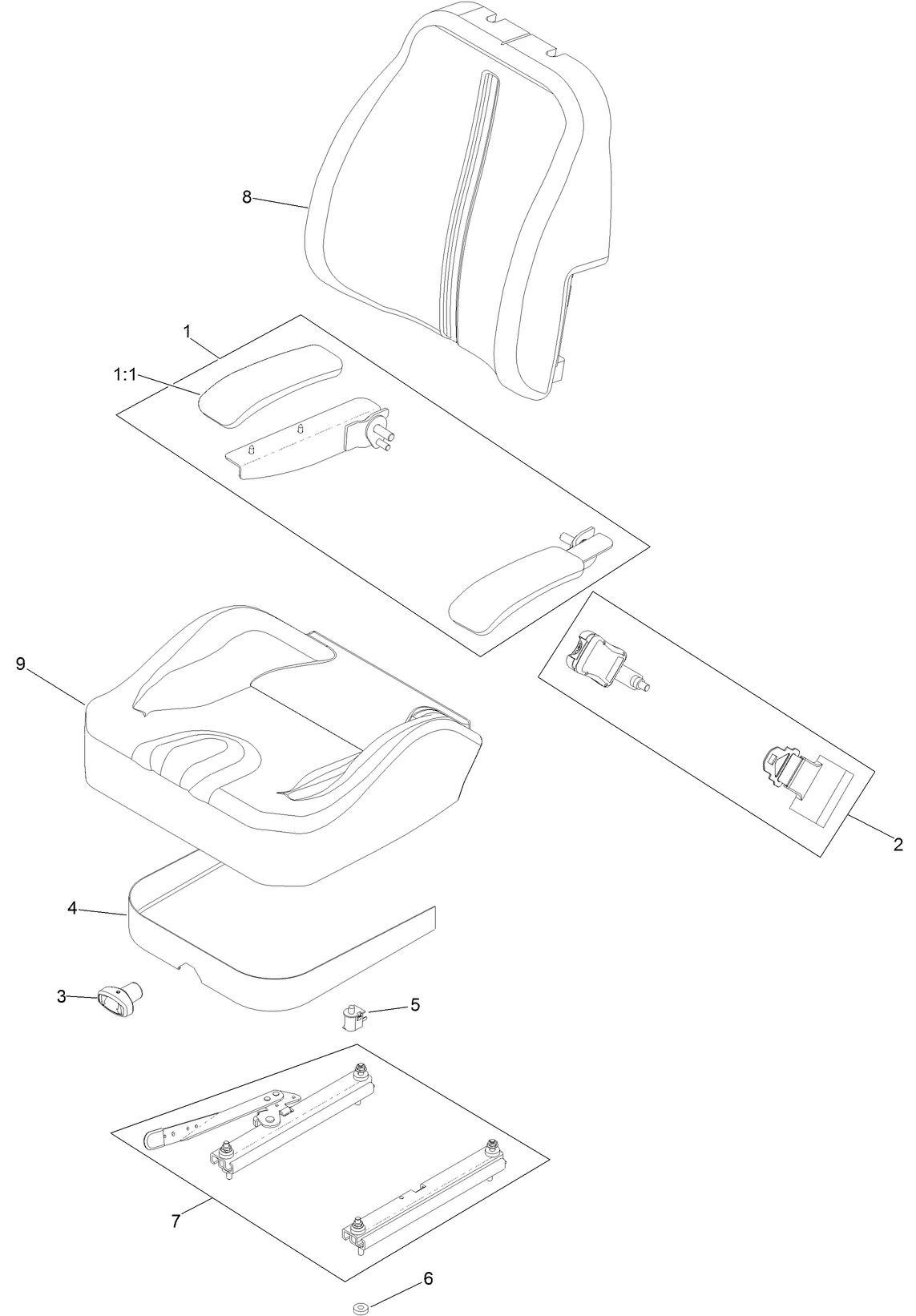 Seat Assembly No. 126-8293